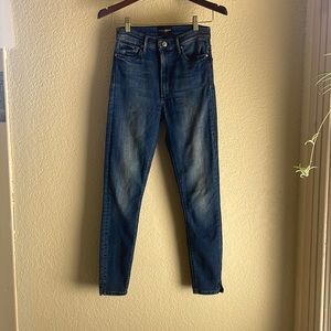 Black Orchid, high rise, skinny blue jeans